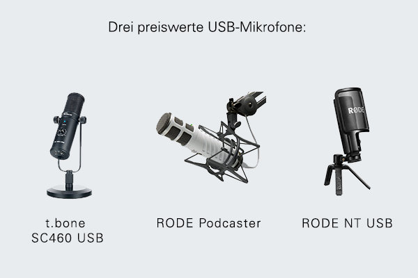 günstige USB-Mikrofone für Podcasting. Podcast machen: Wie geht das? günstige USB-Mikrofone für Podcasting. Podcast machen: Wie geht das? | podcaster.de